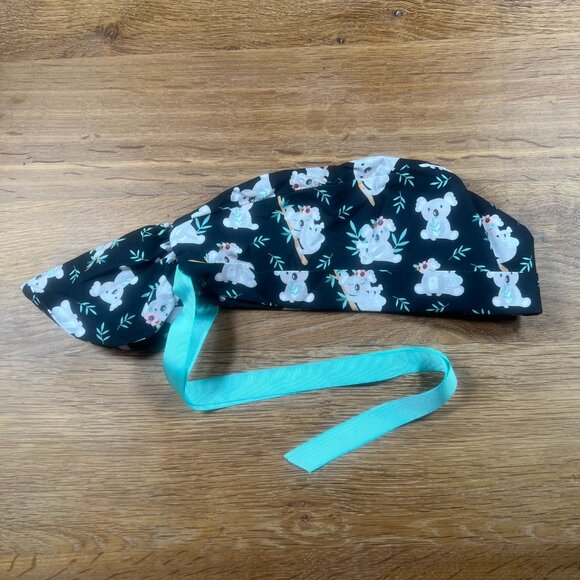 3 Ponytail scrub caps bundle scrub hats surgical caps ponytail scrub hats - Picture 2 of 10